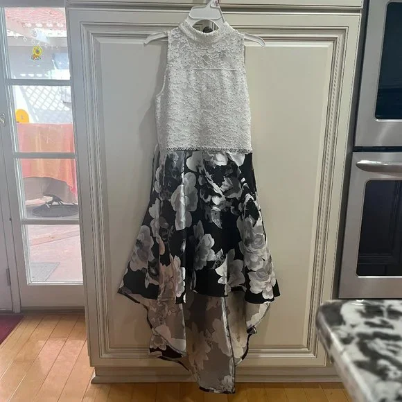 size 14 semi formal dresses Off Shoulder Draped Sleeve Ball Gown With Slit main image 1